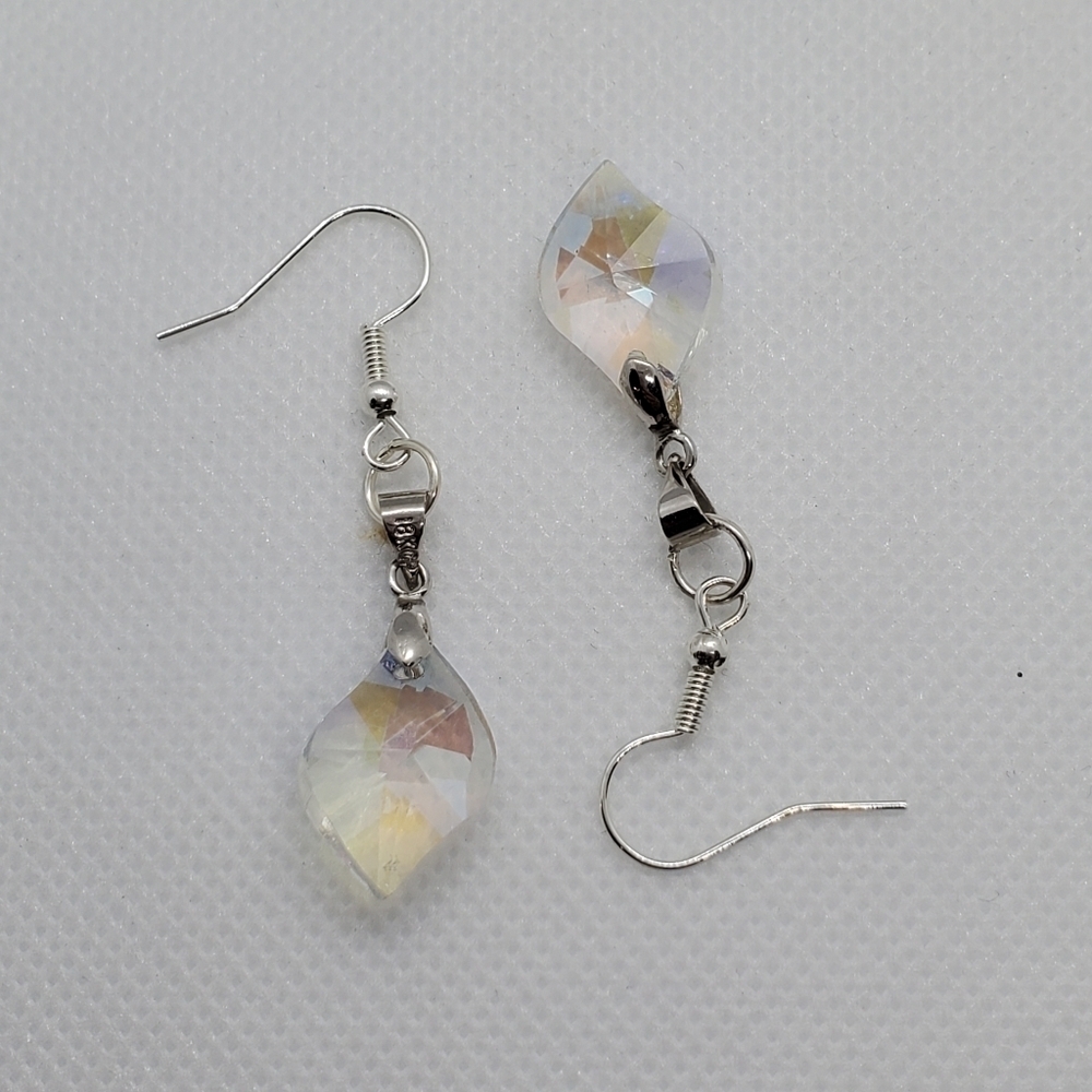 18K GP Crystal Drop Earrings